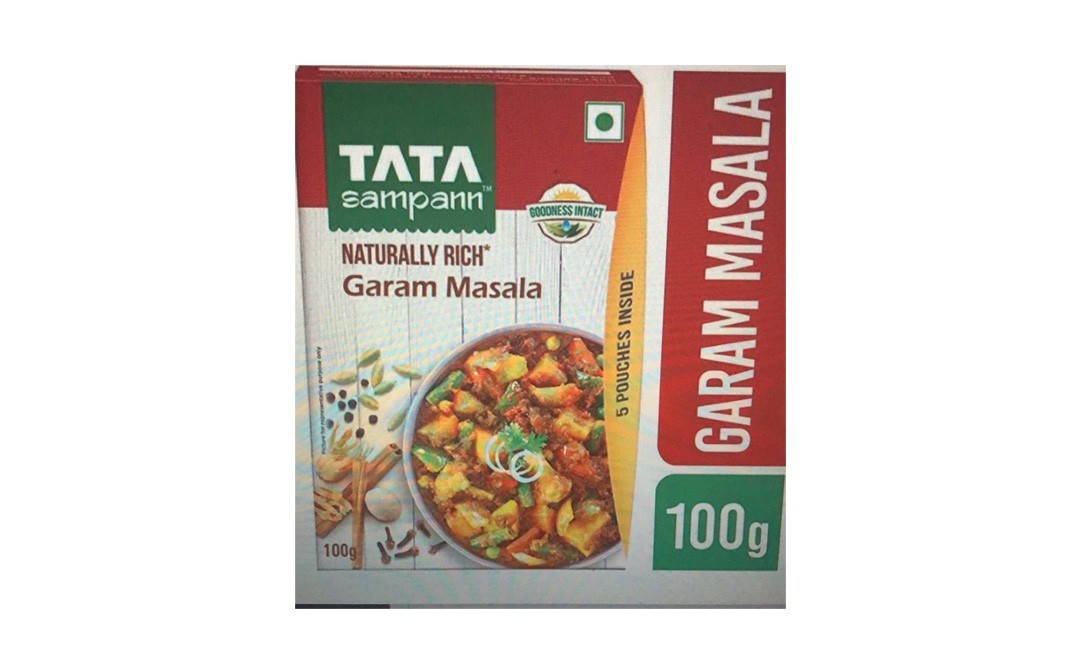 Tata Sampann Naturally Rich Garam Masala    Pack  100 grams